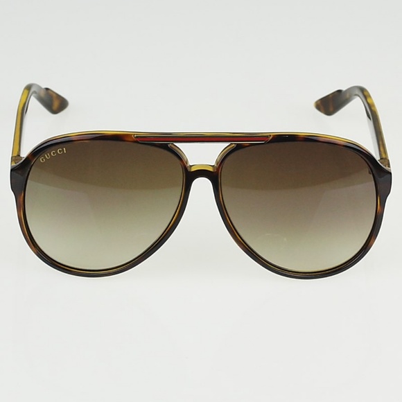 gucci aviator tortoise